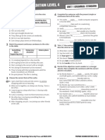 PREPARE 4 Grammar Standard Unit 01