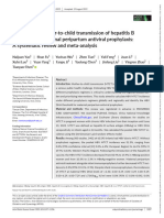 Acta Obstet Gynecol Scand - 2022 - Yao - Incidence of Mother To Child Transmission of Hepatitis B in Relation To Maternal