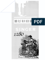 Singer 1280 Sewing Machine Instruction Manual