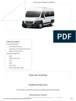 Fuse Box Diagram Peugeot Boxer (2006-2018)