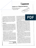 Eccentricity Measurements On A Tilting Pad Bearing