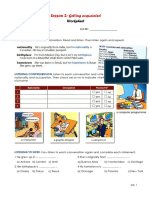 Worksheet 2 - Getting Acquainted