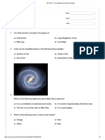 (SC F2) 11.1 (A) Galaxies and Stars - Quizizz