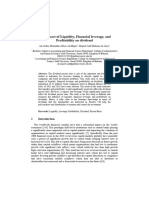 The Impact of Liquidity Financial Leverage and Profitability On Dividend-Conference