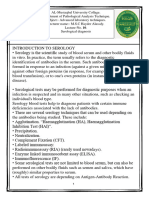 Serological Diagnosis