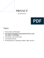 Privacy Lecture 2