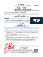 Certificate of Type Approval: China Classification Society