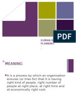 Human Resource Planning: By:San Iya CH Awla