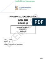 Gr10 PS P2 (ENG) June 2022 Question Paper