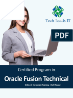 Oracle Fusion Technical Training