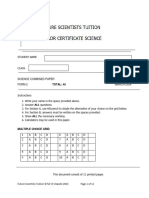 Exam Prep Science Form 2