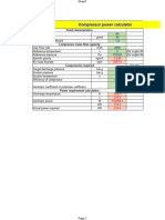 Compressor Power Calculator