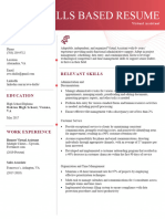 Skills Based Resume Example Virtual Assistant