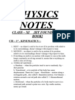 Physics Notes