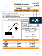 Mobile Crane Lifting Plan