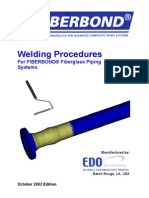 Welding Procedures: For FIBERBOND® Fiberglass Piping Systems