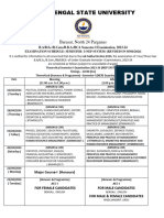 Revised Routine of Semester - I (Nep), 2023-24