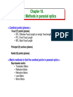 18-Matrix Methods in Paraxial Optics