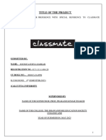 A Study On Consumer Preference With Special Reference To Classmate Notebooks