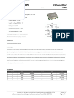 Ysgm040508 400mhz-550mhz Vco Datasheet