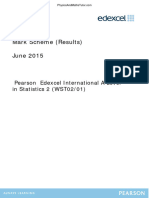 June 2015 (IAL) MS - S2 Edexcel