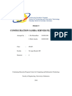 Configuration Samba Server File Sharing