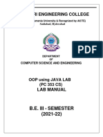 Java - Lab - Manual 2020-21