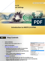 LS-DYNA-Intro 14.5 L10 Analysis Settings