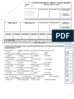 NCT - KEY TA9 - ĐỀ THAM KHẢO CK1