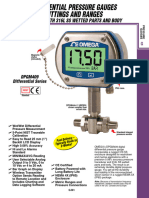 0.08% Accuracy With 316L Ss Wetted Parts and Body: DPGM409 Differential Series