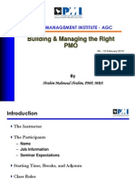 Building and Managing The Right PMO - 06feb2010v2