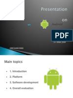 Android Os: by Ankit Gupta IT Final Year 0903it081004