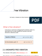 Topic 1b - Free Vibration