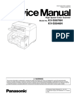 Servicemanual Panasonic kv-s5046h 5076h #1 12.01.2017