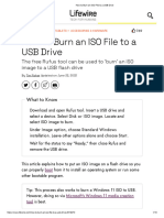 Rufus - How To Burn An ISO File To A USB Drive