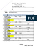 Borang Laporan Kehadiran (Attendance)