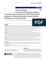 Determinants of HIV Infection Among Children Born To HIV Positive Mothers On Prevention of Mother To Child Transmission Program at Referral Hospitals in West Amhara 2022