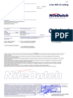 Bills Lading - Nile Dutch - Spaghetti