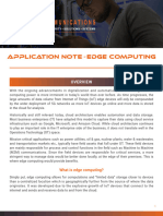 Application Note - Edge Computing