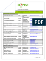 M-Pesa Paybill Partners Customer Help Line S Number. Bartolimo Secondary School 38361 0723913786 Bartolimosec@