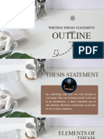 EAPP Thesis Statement and Outline