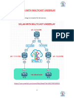 VXLAN With Multicast Underlay