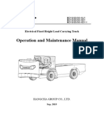 Operation and Maintenance Manual: Electrical Fixed Height Load Carrying Truck