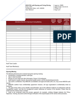 FO9 Audit Opening and Closing Meeting - v4.0