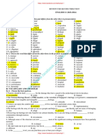 118. d1 Key- Đề cương học kỳ 2 khối 11