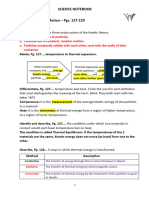 SCIENCE NOTEBOOK - LESSON 3 - Science Grade 7 - Particles in Motion