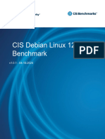 CIS Debian Linux 12 Benchmark v1.0.1