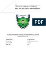 Analysis of The Current and Proposed Regulatory Mechanisms For Dark Web, Their Efficacy and Shortcomings