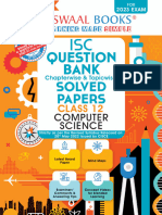 Oswaal ISC Question Bank Class 12 Computer Science Book For 2023