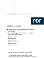 Information Security Fundamental